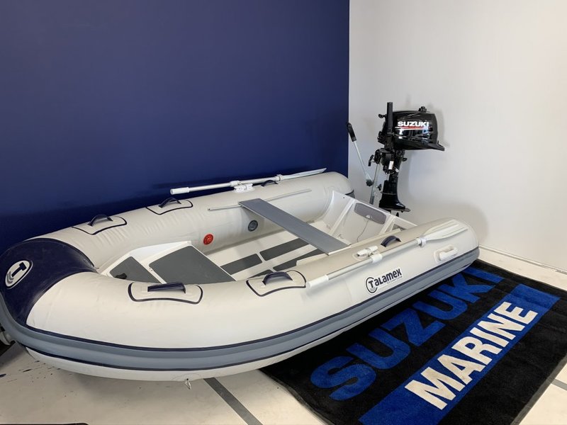 Te koop:  Talamex Silverline ALU Rib 290 - Suzuki DF6AS